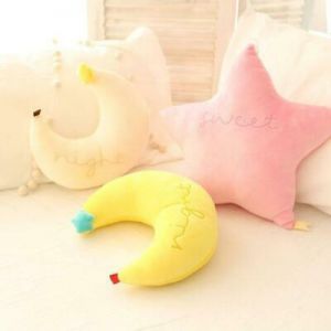 Star Moon Shape Children Plush Toys Soft Comfort Cushions Pillow Home Decor