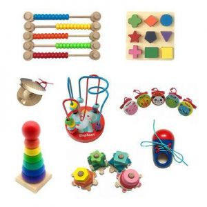 MAR kids store ألعاب تعليميه ومونتيسوري وأخرى  montessori & educational toy 1PCS Children Busy Board DIY Toys Baby Montessori Sensory Activity Board ToyYHU