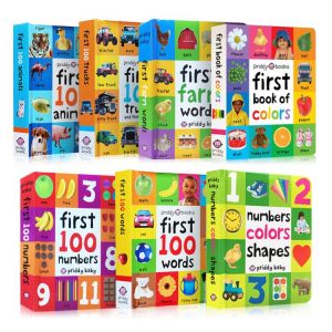 MAR kids store قصص أطفال وكتب أنشطهkids story Books for Kids Early Education First 100 Animals Words In English Hardcover Board Book Children Learning English Picture Books