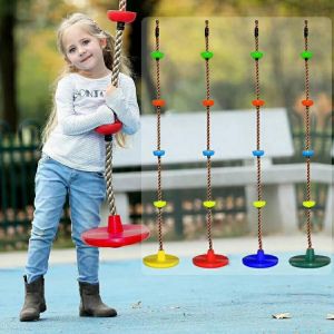 Children Kids Garden Swings Playground Backyard Outdoor  Rings Swing Games Funny Climbing Rope Swing Disc Climbing Equipment Toy