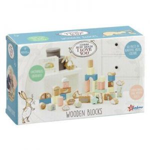 Wooden Building Blocks Guess How Much I Love You Nutbrown Hare Toy 18 Months+