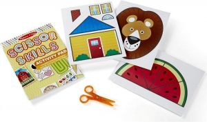 MAR kids store قصص أطفال وكتب أنشطهkids story Melissa & Doug Scissor Skills Activity Pad & 1 Scratch Art Mini-Pad Bundle (02304)