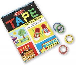 MAR kids store قصص أطفال وكتب أنشطهkids story Melissa & Doug Tape Activity Book: 4 Rolls of Easy-Tear Tape and 20 Reusable Scenes